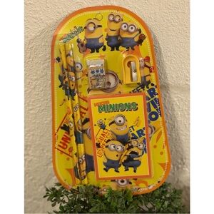 Minions Yellow Kids Stationery Set